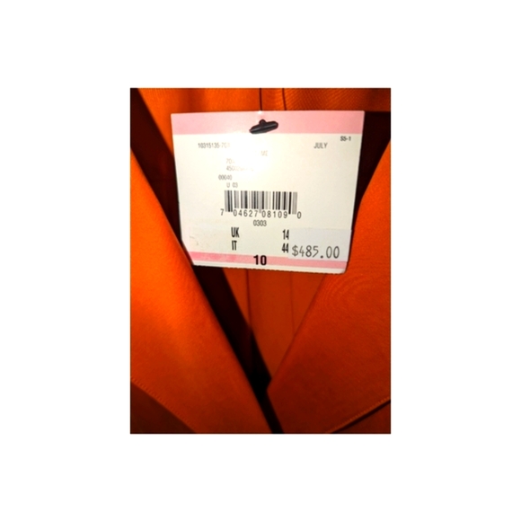 NWT Anne Klein Dress - Size 10 - Rusty Orange - Picture 5 of 8